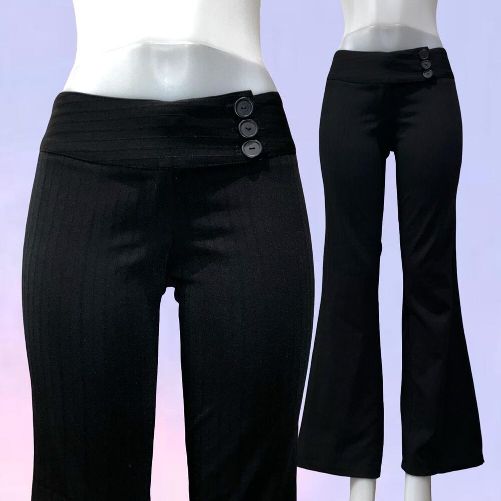 Vintage 90s y2k rave city flare pants